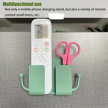 Wall-mounted Mobile Charging Holder With Dual Hooks (1 Pc) Wukusy