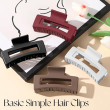 Soft Silicone Shark Hair Claw Clips for Women (Pack of 4) | Non-Slip Strong Hold Hair Accessories Top Trendy Essentials