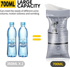 Disposable Emergency Urinal Bags (Pack of 4) | Portable Leak-Proof Pee & Vomit Bags for Travel & Camping Top Trendy Essentials
