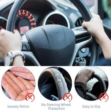 Universal Soft Silicone Steering Wheel Cover | Anti-Slip Breathable Grip for Cars, SUVs & Trucks (13”–15”) Top Trendy Essentials
