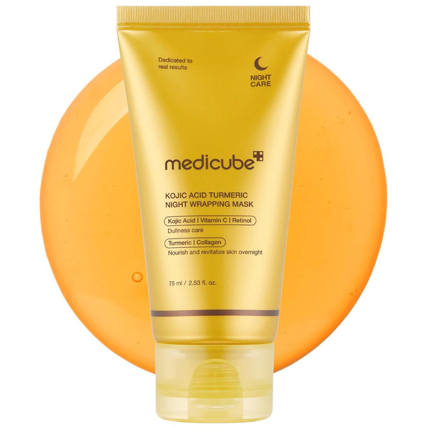 Medicube Turmeric Overnight Wrapping Peel-Off Mask with Kojic Acid | Brightening & Glow Treatment Top Trendy Essentials