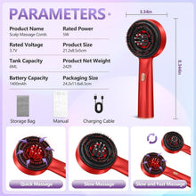 Electric Red Light Scalp Massager Comb with Oil Applicator Top Trendy Essentials