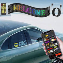 Flexible LED Matrix Panel Display | Bluetooth App-Controlled Scrolling LED Sign for Car & Advertising (7×3 Inch) Top Trendy Essentials