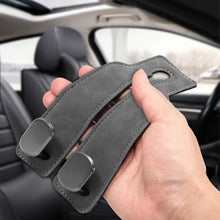 2-in-1 Leather Car Seat Headrest Hanger Hooks | Back Seat Storage Organizer for Bags & Purses (Pack of 2) Top Trendy Essentials