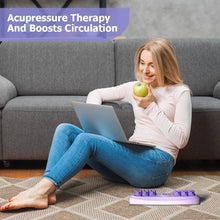 Portable Double Foot Massage Roller | Dual Foot Reflexology & Acupressure Tool for Daily Relaxation (Purple) Top Trendy Essentials