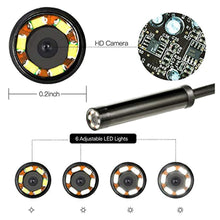 2M Endoscope Camera IP67 Waterproof | 720P HD Borescope with 6 LED Lights for Android, PC & Type-C Devices Top Trendy Essentials