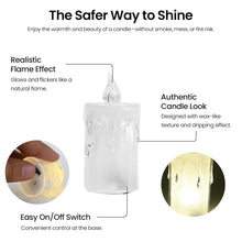 Smokeless Decorative Crystal Acrylic LED Candles Light - Pack of 12 Top Trendy Essentials