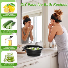 Foldable Silicone Face Ice Bowl with Built-In Ice Tray | Portable Ice Facial Bath Top Trendy Essentials