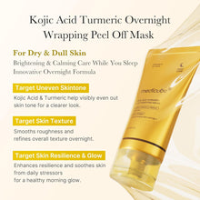 Medicube Turmeric Overnight Wrapping Peel-Off Mask with Kojic Acid | Brightening & Glow Treatment Top Trendy Essentials