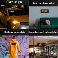 Flexible LED Matrix Panel Display | Bluetooth App-Controlled Scrolling LED Sign for Car & Advertising (7×3 Inch) Top Trendy Essentials