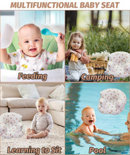 Inflatable Baby Support Seat with Built-In Pump | Safe Infant Floor Seat for 3–36 Months (Bear Design) Top Trendy Essentials