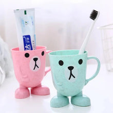 Toothbrush Holder with Mouthwash Cup - Handle Breakfast Mug for Kids, Multipurpose Teeth Washing and Drinking Cup.