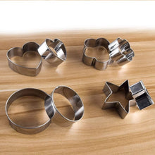 Stainless Steel Cookie Cutter Set (12 Pieces) – Heart, Round, Star & Flower Shapes