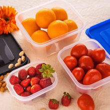 3-Piece Square Food Storage Container Set, Ideal for Grocery and Kitchen Organization