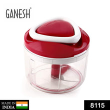 8115 Ganesh Chopper Vegetable Cutter Red (650 Ml)