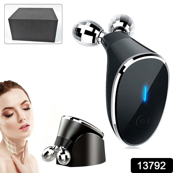 Microcurrent- Facial- Device Micro Current Face Massager Roller (1 Pc) Wukusy
