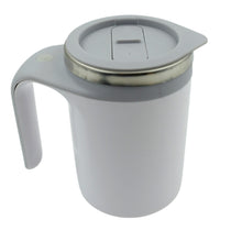 Magnetic Self-Stirring Coffee Mug – Stainless Steel Travel Mixing Cup for Coffee, Milk & Hot Chocolate, Battery Operated