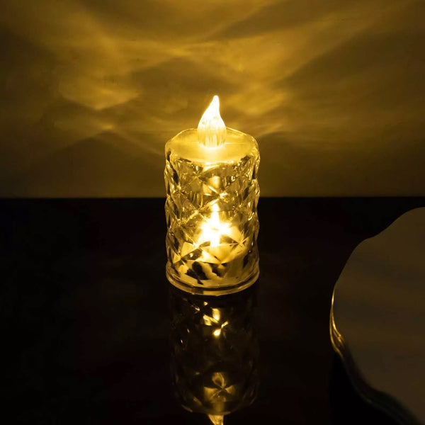 Flameless And Smokeless Decorative Candles Led Tea Light (1 Pc)