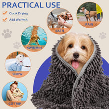 Super Absorbent Pet Drying Towel | Quick-Dry Grooming Towel for Dogs & Cats (Medium to Large Pets) Top Trendy Essentials