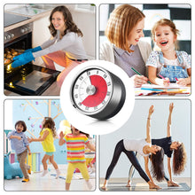 Magnetic Visual Kitchen Timer | 60-Minute Mechanical Countdown Timer with Loud Alarm Top Trendy Essentials