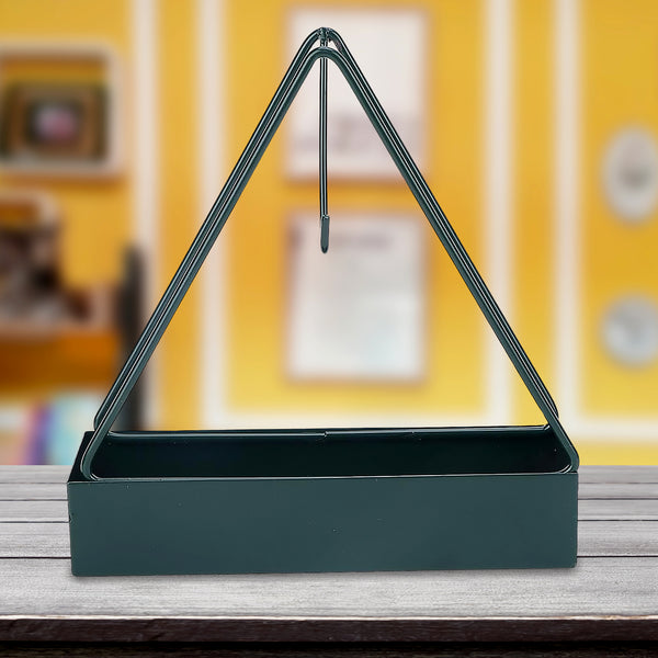 Mosquito Coil Holder – Triangular Iron Frame, Hanging Incense Holder for Outdoor Repellent