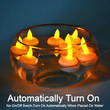 6432 Set Of 12 Flameless Floating Candles Battery Operated Tea Lights Tealight Candle - Decorative Wedding.