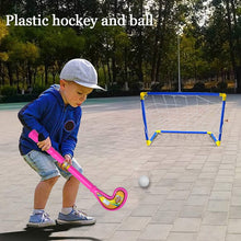 Combo Of Light Weight Plastic Bat Ball  Hockey For Kids