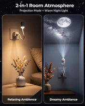 Moon Projection Night Lamp | USB Moon Projector with Flexible Neck & Adjustable Focus