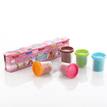 Non-Toxic Dough Clay - Creative Set of 5 Colors, Safe for Kids, Pack of 5 Pcs