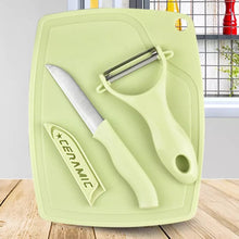 5207 Plastic Kitchen Peeler - Green  Classic Stainless Steel 3-piece Knife Set Combo