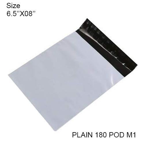 900 Tamper Proof Courier Bags(6.5x08 Plain 180 Pod M1) - 100 Pcs