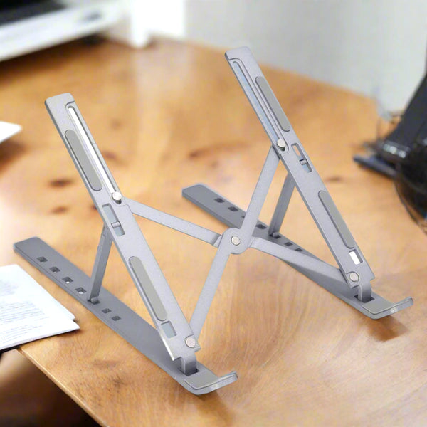 Metal Portable Laptop Stand – 7 Adjustable Angles (1 Pc)