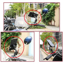 Full Metal Body 360° Rotating Mobile Holder Stand for Bike, Motorcycle, and Scooty – Ideal for Maps & GPS Navigation, Compatible with All Smartphones (1 Pc)