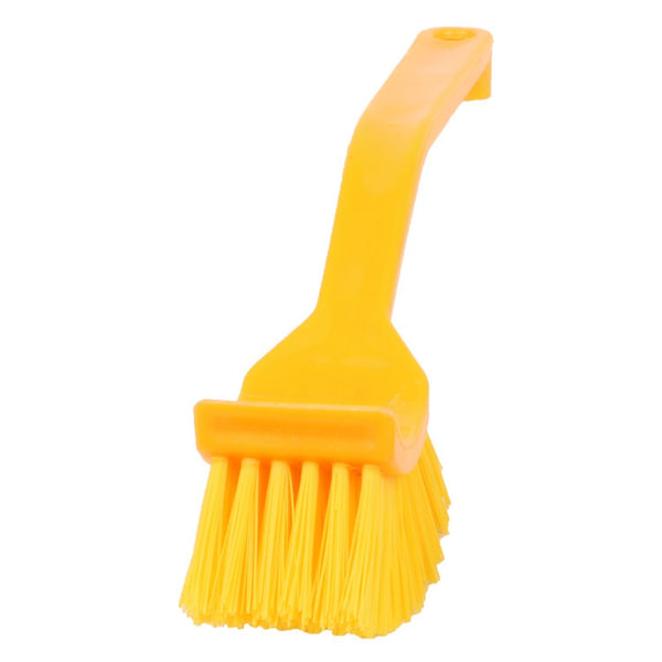 Plastic Wash Basin Toilet Seat Cleaning Brush – Multicolour