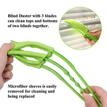 Window Blind Cleaner Duster Brush with Microfiber Sleeves – Shutter & AC Dusting Tool