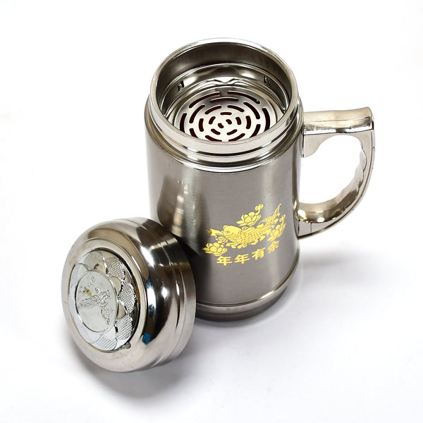 6759 Double  Stainless Steel Mug Bottle For Travel Home Office School 400ml