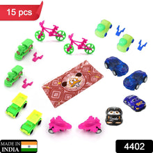 Toys For Kids Friction Powered Vehicle Toy For Baby Push  Go Toys Combo Set For Boys  Girls ( Pack Of 15)