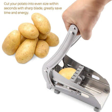 French Fries Potato Chips Strip Cutter Machine with Blade – Manual Vegetable Slicer for Perfectly Cut Fries and Chips (1 Pc)