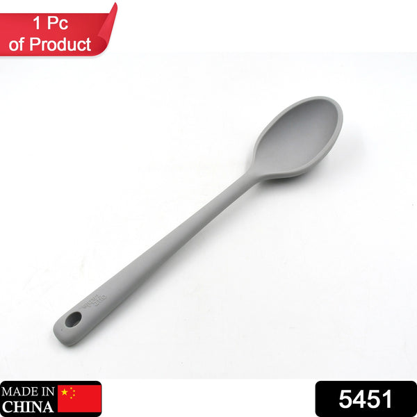 5451 Silicone Spoons For Cooking - Large Heat Resistant Kitchen Spoons (32cm)