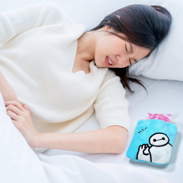 Blue Baymax Hot Water Bag – Small Pain Relief Warmer for Neck, Shoulders & Menstrual Cramps