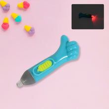 Thumb Shaped LED Light Keychain – Fun Lightning Toy with Bright LED for Keyring or Gift