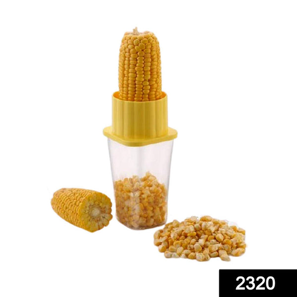 Multi-Use Plastic Corn Stripper – Cob Remover with Bowl for Easy Kernels Extraction