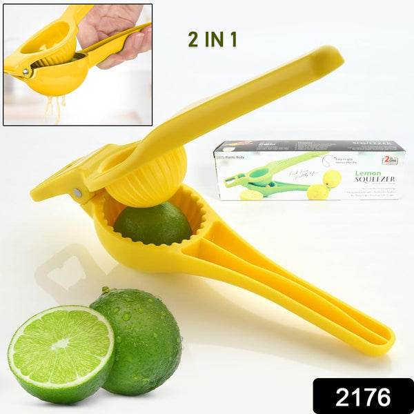 2-in-1 Unbreakable Lemon Squeezer and Bottle Opener - Durable Kitchen Tool for Juicing and Opening Bottles