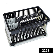 Kitchen Organizer Rack with Water Storing Tray – Dish Rack for Efficient Storage