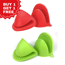 Buy Silicone Pinch Grip Mini Oven Mitts (Set of 2) – Heat Resistant, Non-Slip Kitchen Holders | Buy 1 Get 1 Free Top Trendy Essentials