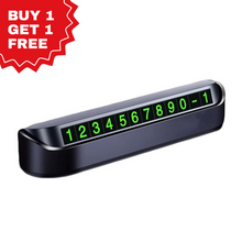 Car Temporary Parking Number Card – BUY 1 GET 1 FREE | Night Visibility & Privacy Protection Top Trendy Essentials