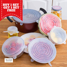 Reusable Silicone Stretch Lids - BUY 1, GET 1 FREE! Wukusy