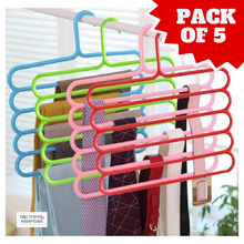 5-in-1 Clothing Organiser Hangers - SET OF 5 Wukusy
