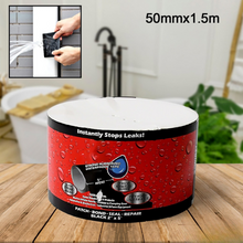 8541 Leak Proof Tape Sealing Tape Stickers Water Leakage Stopper Block Quick Pipe Fix Pvc Waterproof Strong Adhesive Diy Home Garden Sticker Tapes (50mmx1.5m) Wukusy