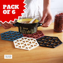Non-Slip PVC Tea Coaster Set – PACK OF 6! Wukusy